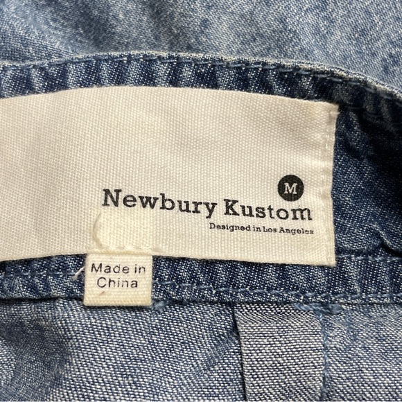 Newbury Kustom ladies denim romper, size medium - Picture 7 of 8